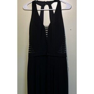 UltraModa NWT Evening Gown Size 10 Dress A-Line Sleeveless Mesh Cutouts Tag 42